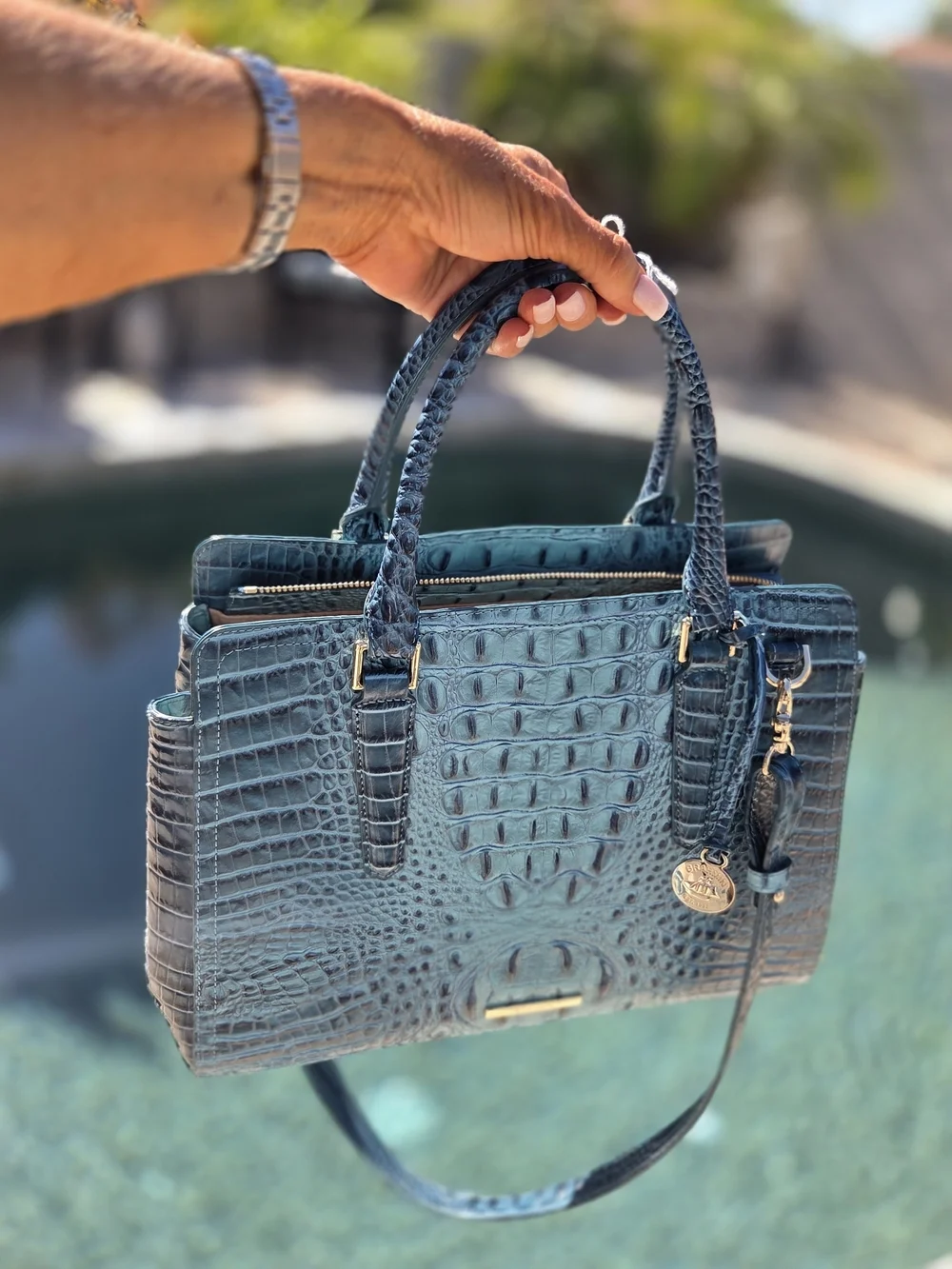 Brahmin stylish blue